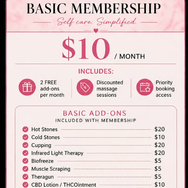 INFINITE Basic Membership at Infinite Massage By SAMMIEJO in San Antonio, TX